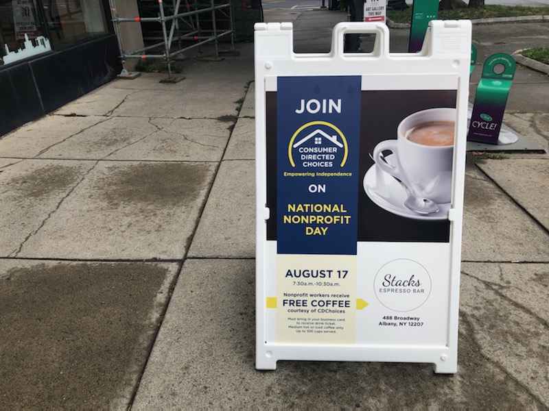 Consumer Directed Choices Thanks Local Nonprofit Employees with Free Coffee at Stacks Espresso Bar on National Nonprofit Day