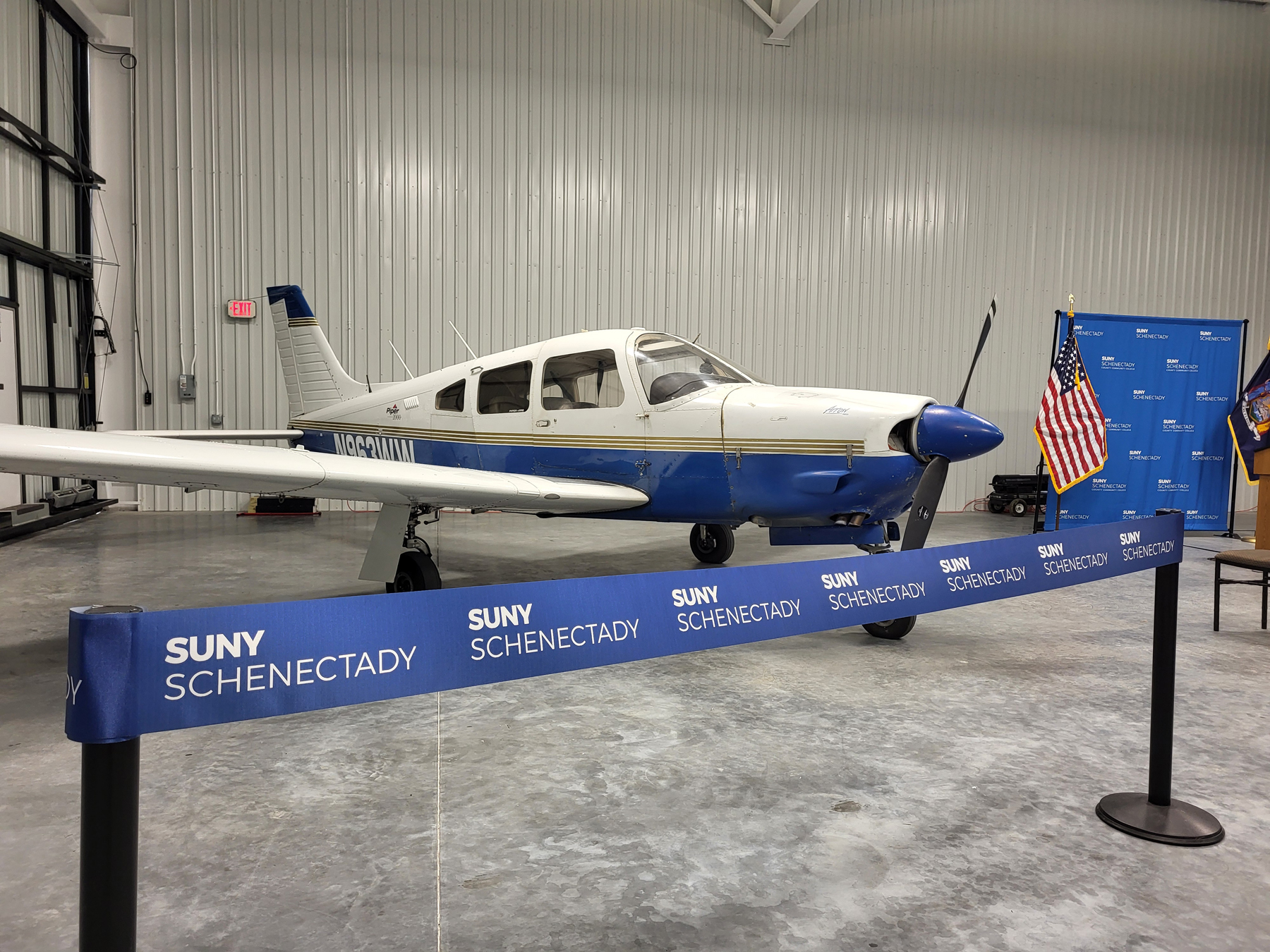 New Hangar at Schenectady County Airport Adds Exciting Chapter to SUNY Schenectady’s Aviation Science Program